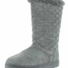 Coupon 🔥 Style & Co. Nickyy 👩 Womens Quilted Suede Winter 🥾 Boots 🧨