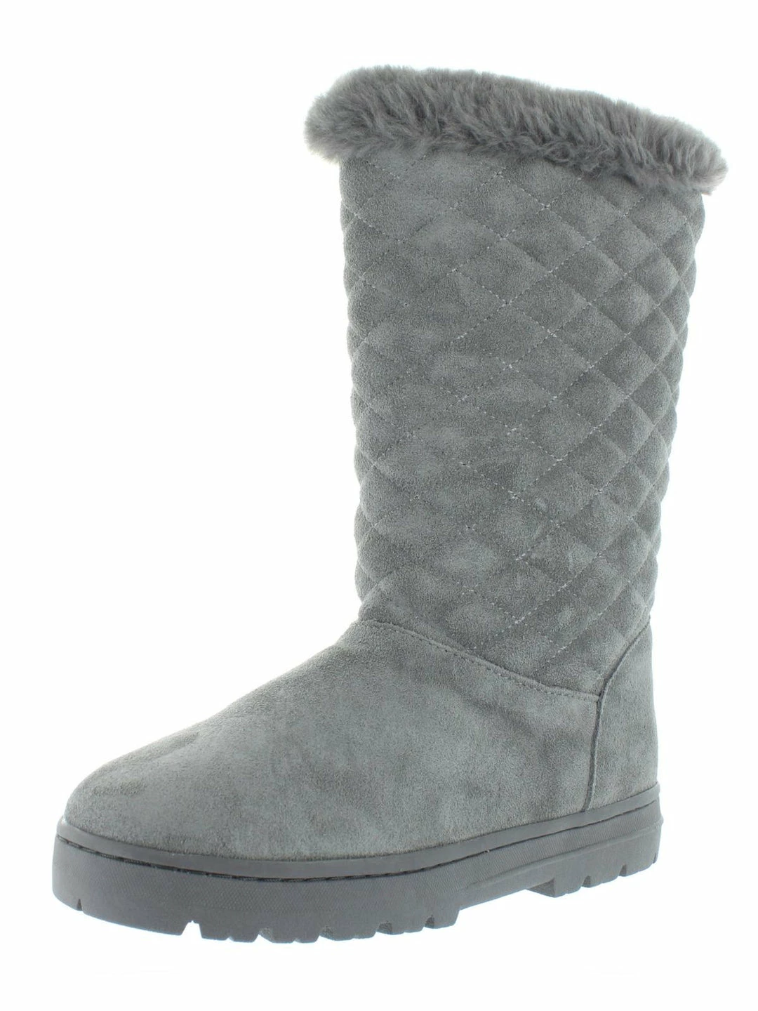Coupon ๐ฅ Style & Co. Nickyy ๐ฉ Womens Quilted Suede Winter ๐ฅพ Boots ๐งจ