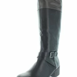 Best Sale 😉 Style & Co. Venesa 👩 Womens Faux Leather Knee-High Riding 🥾 Boots ✔️