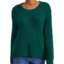 Buy 💯 Style & Co. 👩 Womens Plush Ribbed Trim Pullover Sweater 🛒