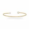 Outlet 🥰 Liv Oliver 👩 women 18k Gold Moonstone Cuff Bangle 👍