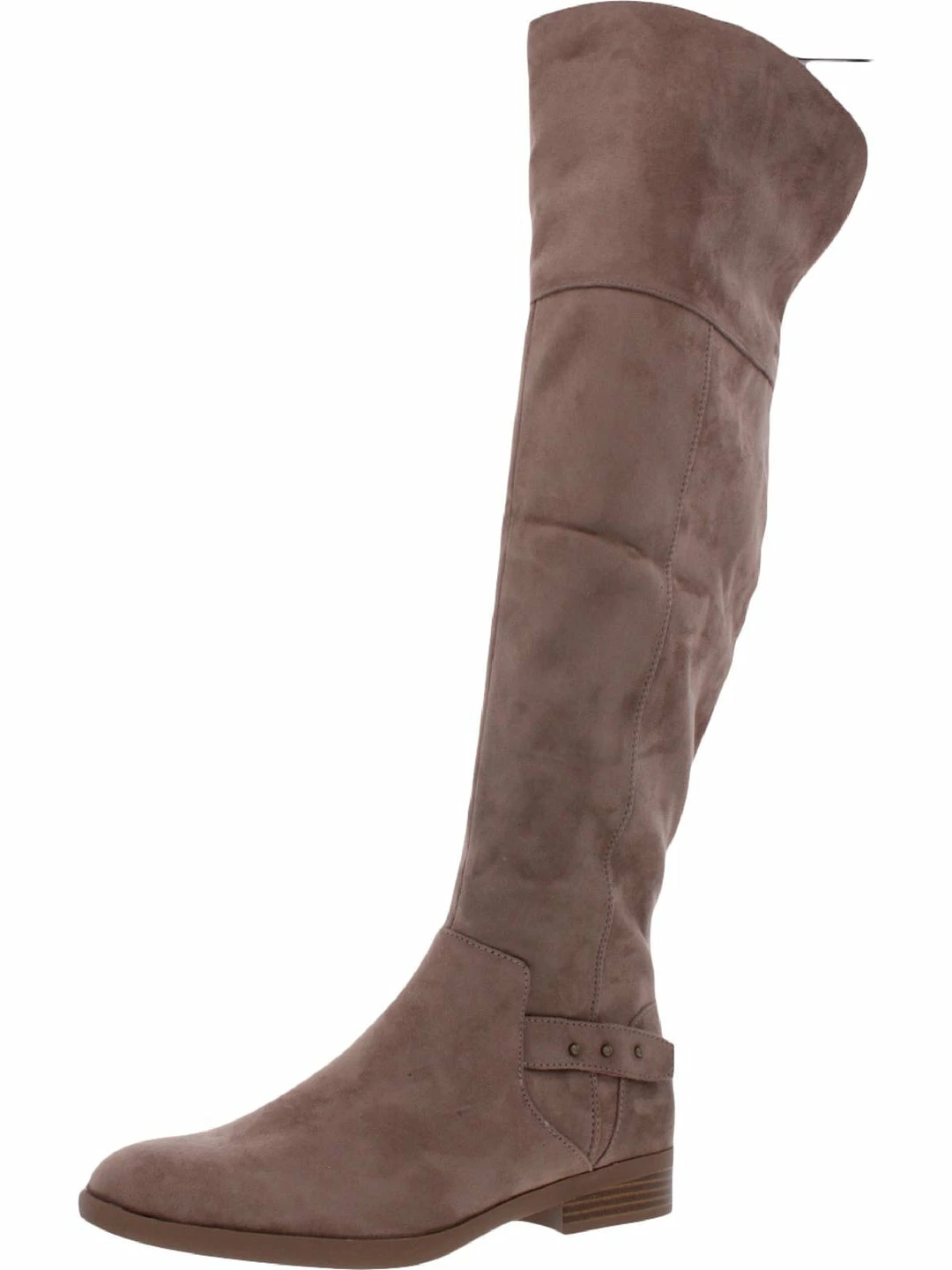 Budget ๐ Style & Co. Lessah ๐ฉ Womens Faux Suede Almond Toe Knee-High ๐ฅพ Boots ๐