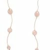 Top 10 🎁 Liv Oliver 👩 women Rose Gold Plated Rose Quartz Gemstone Necklace 🛒