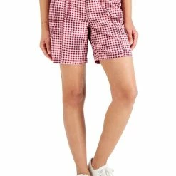Wholesale 🧨 Style & Co. 👩 Womens Check Print High Rise Cargo Shorts 🥰