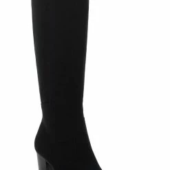 Hot Sale 🛒 Style & Co. Addyy 👩 Womens Microsuede Pull On Knee-High 🥾 Boots 😍
