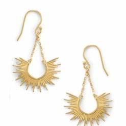 Brand new 🎁 Liv Oliver 👩 women 18k Gold Cleopatra Earrings 😀