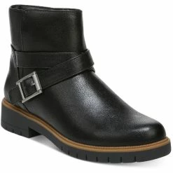 Hot Sale ๐งจ Style & Co. Gabella P ๐ฉ Womens Faux Leather Buckle Ankle ๐ฅพ Boots ๐