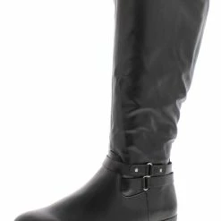 Outlet ๐ฅฐ Style & Co. Kindell ๐ฉ Womens Faux Leather Wide Calf Knee-High ๐ฅพ Boots โ๏ธ