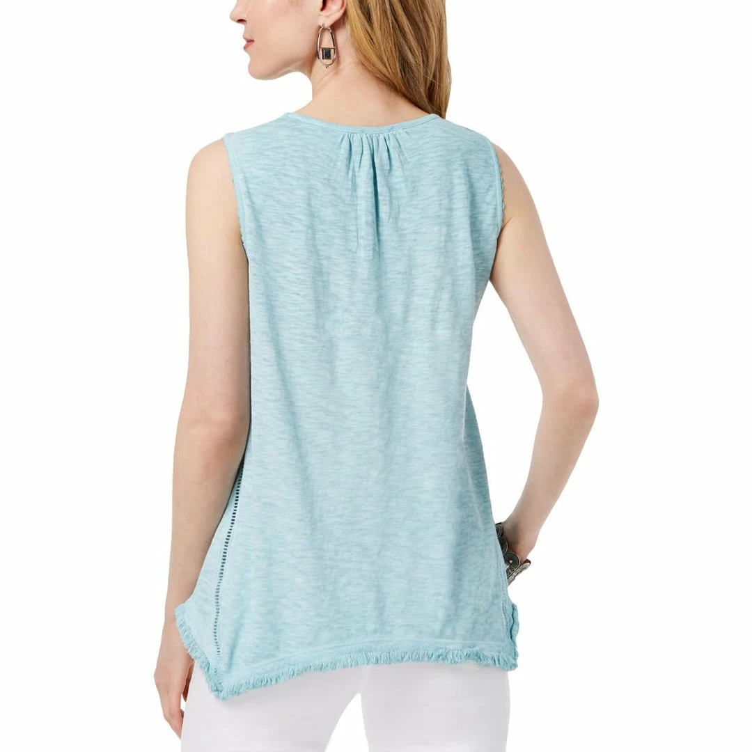 Best Pirce ⌛ Style & Co. 👩 Womens Cotton Tunic Shell 🥰 - Image 2