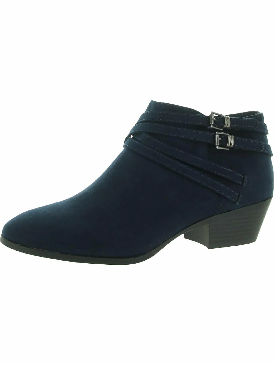 Promo ๐งจ Style & Co. Willow ๐ฉ Womens Microfiber Block Heel Ankle ๐ฅพ Boots ๐