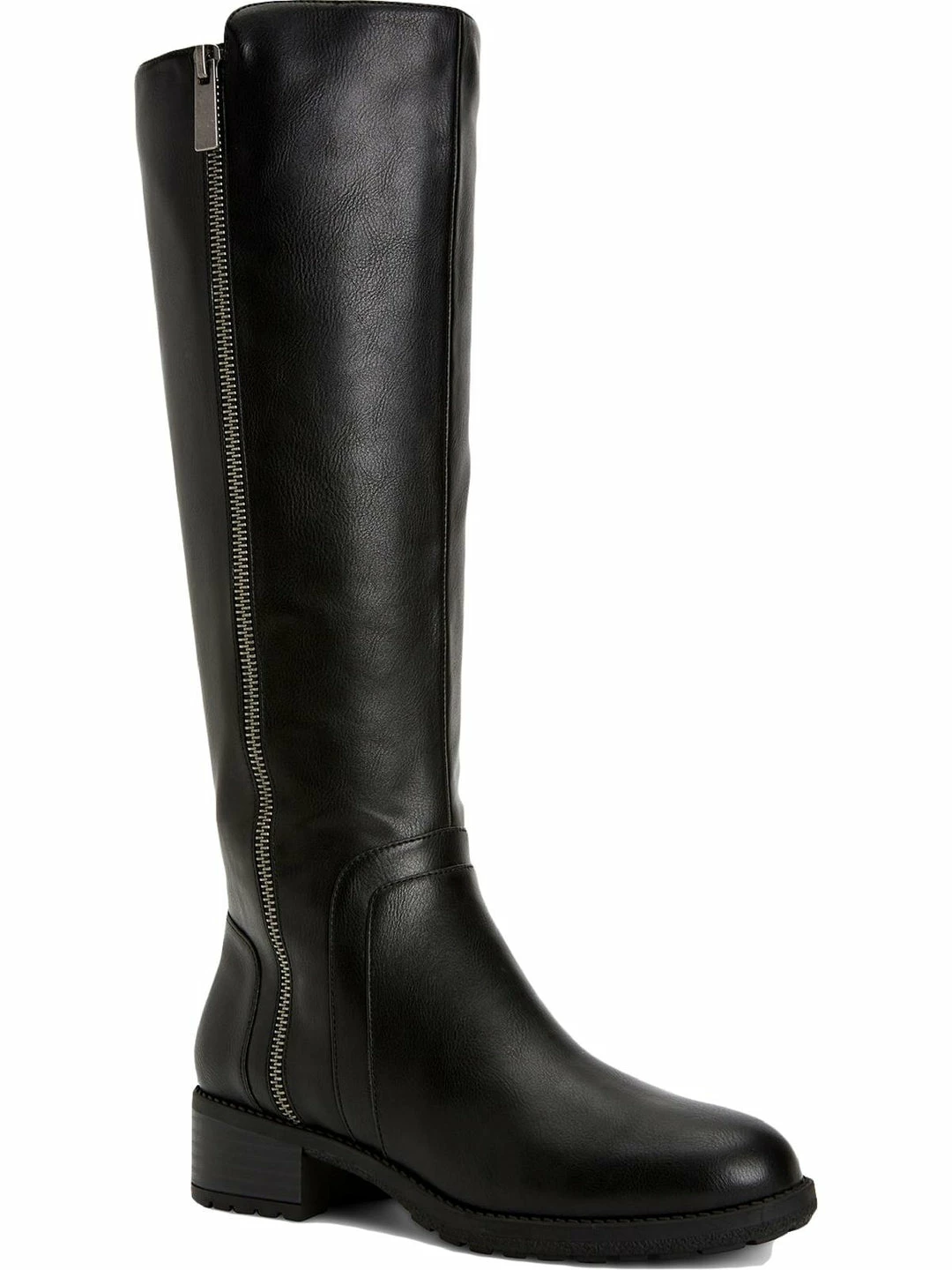 Budget ๐ Style & Co. Garrigan ๐ฉ Womens Faux Leather Riding Knee-High ๐ฅพ Boots ๐