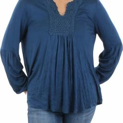 Coupon 🔔 Style & Co. 👩 Womens Yoke Long Sleeves Blouse 💯