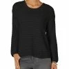 Buy 👏 Style & Co. 👩 Womens Crochet Ribbed Trim Pullover Sweater 🔔