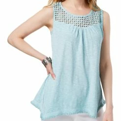 Best Pirce ⌛ Style & Co. 👩 Womens Cotton Tunic Shell 🥰