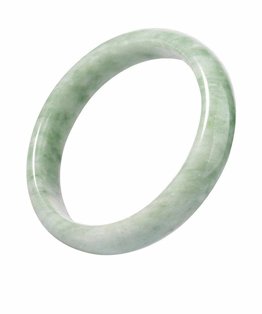 Wholesale 😀 Liv Oliver 👩 women Light Green Jade Bangle 👍