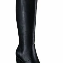 Flash Sale 😍 Style & Co. Addyyp 👩 Womens Faux Leather Wide Calf Knee-High 🥾 Boots 🌟