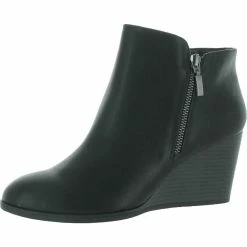 Outlet ๐งจ Style & Co. Wynonaa ๐ฉ Womens Faux Leather Heel Booties ๐
