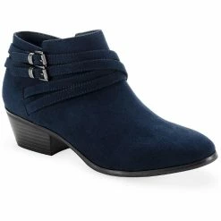 Hot Sale 💯 Style & Co. WILLOW 👩 Womens Suede Block Heel Ankle 🥾 Boots 🧨