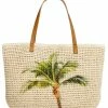 Buy 🔥 Style & Co. Palm Tree 👩 Womens Straw Shopper Tote 👜 Handbag 😀