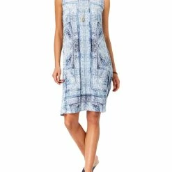 Deals 👍 Style & Co. 👩 Womens Printed Shift Casual 👗 Dress 🤩
