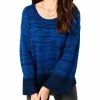 Flash Sale 🛒 Style & Co. 👩 Womens Ribbed Trim Contrast Trim Pullover Sweater 🔔