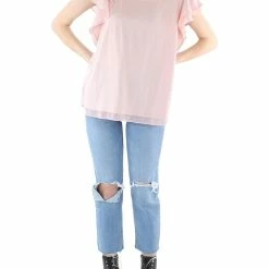 Brand new 🥰 Style & Co. 👩 Womens Flutter Sleeve Casual Blouse ✔️
