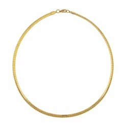 Brand new ⌛ Liv Oliver 👩 women 18k Gold Omega Necklace 🤩