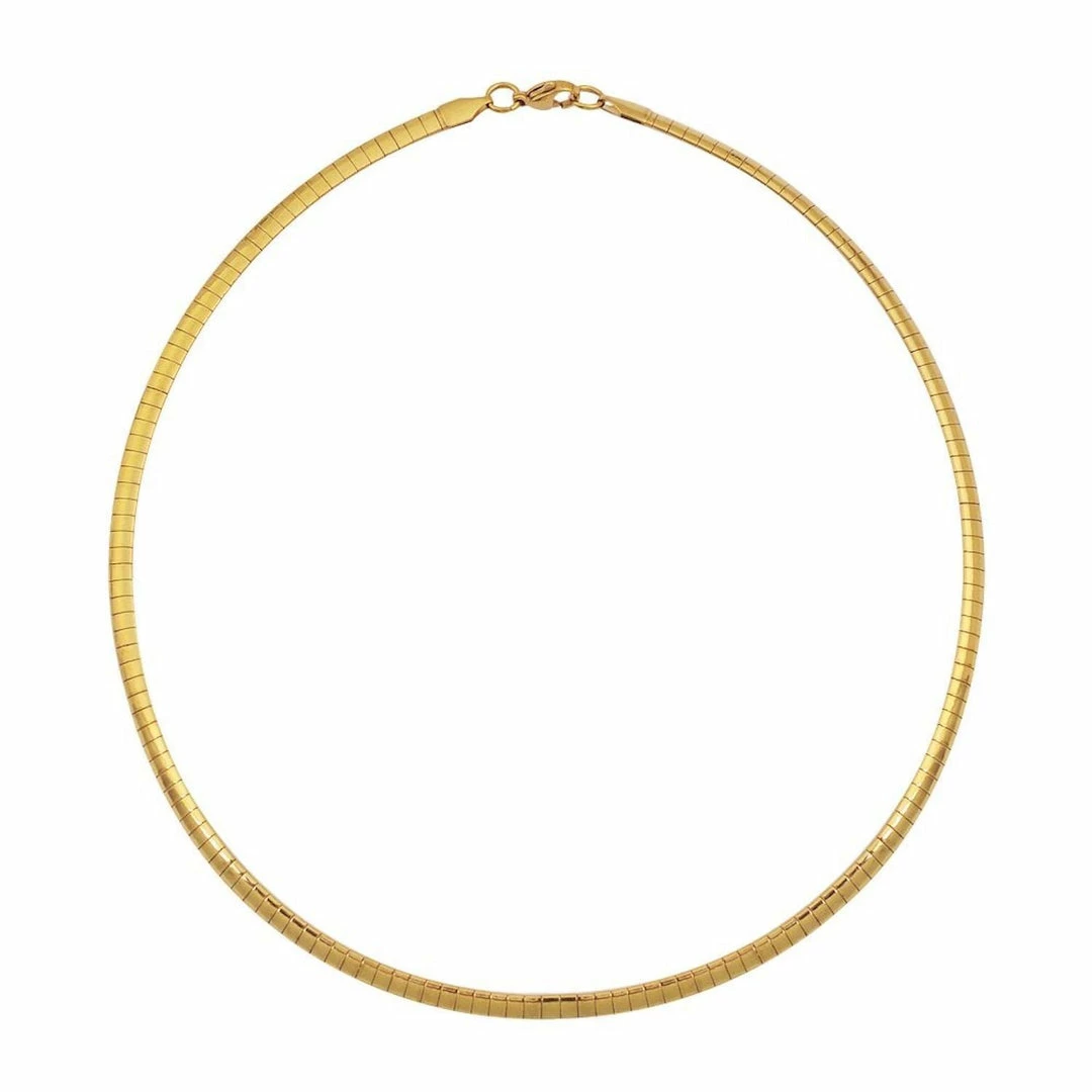 Brand new ⌛ Liv Oliver 👩 women 18k Gold Omega Necklace 🤩