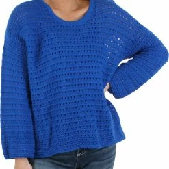 Best Sale 😍 Style & Co. 👩 Womens Pointelle Sweater Boatneck Pullover Sweater 🥰