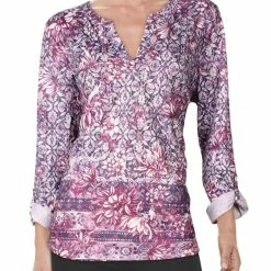 Wholesale 🔥 Style & Co. 👩 Womens Floral V Neck Pullover Top 🌟