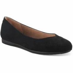 Best Sale 🧨 Style & Co. Lydiaa 👩 Womens Faux Suede Almond Toe Ballet Flats ✔️