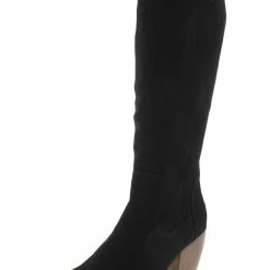 Deals 💯 Style & Co. Warrda 👩 Womens Faux Suede Zip Up Mid-Calf 🥾 Boots 🥰