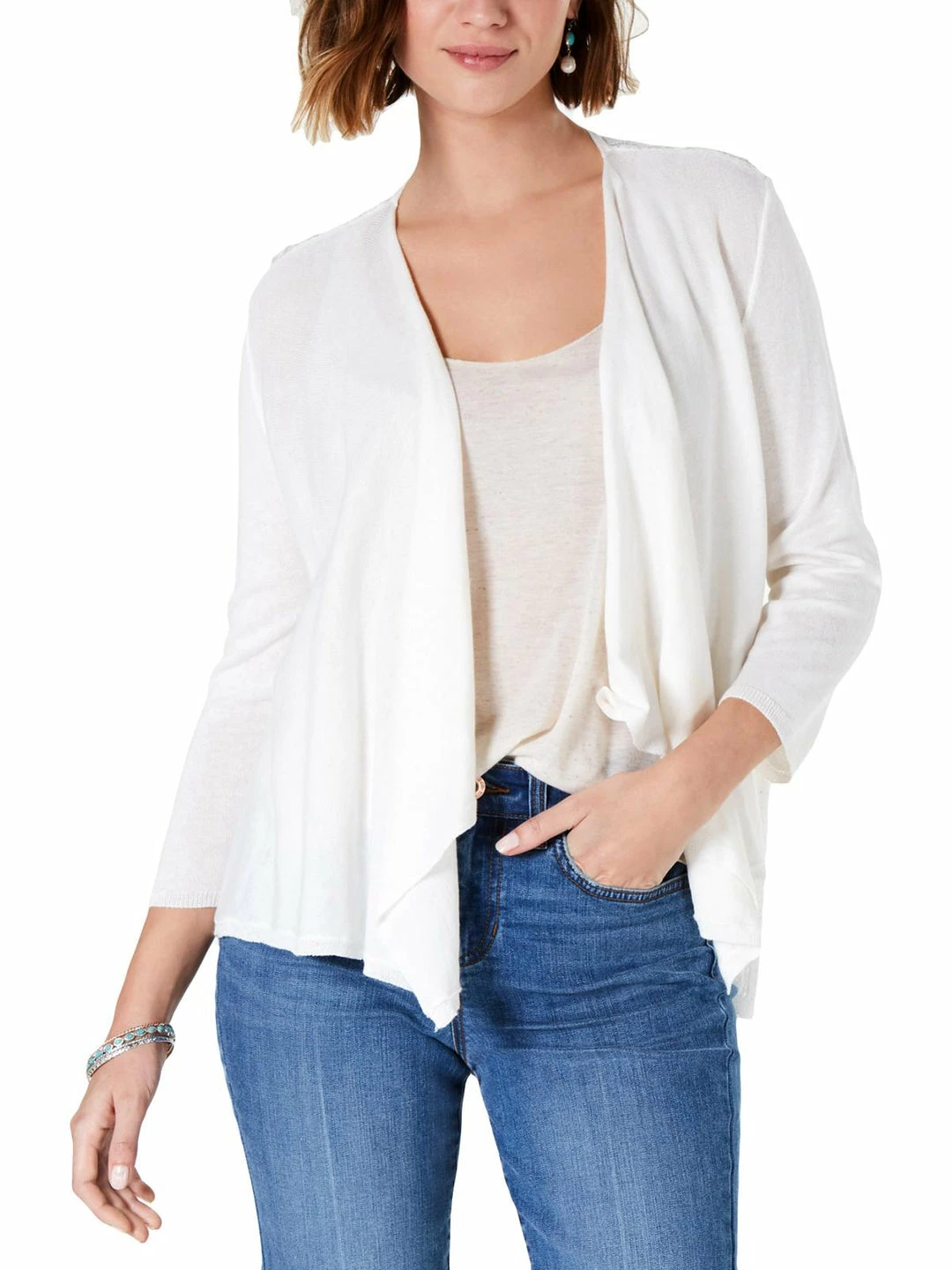 Brand new 👏 Style & Co. 👩 Womens Open Front Layering Cardigan Sweater ❤️